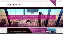 Desktop Screenshot of formacionaudiovisual.com